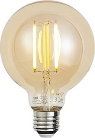 Lampadine LED Smart E27 dimmerabili G95 oro 7W 806 lm 1800-6500K