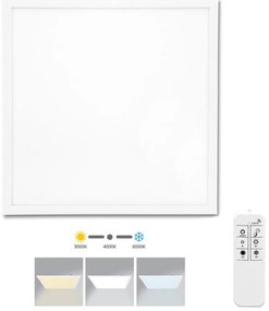 Pannello LED dimmerabile da incasso con telecomando ZEUS LED/40W/230V 4000K