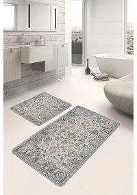 Tappetini da bagno grigi in set da 2 60x100 cm - Mila Home