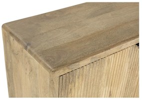 Cassettiera di colore naturale in mango massiccio 150x85x40 cm Mundra – MOME