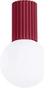 Sollux SL.1748 - Plafoniera da bagno HALO 1xG9/8W/230V IP44 rosso