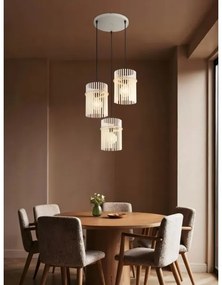 Globo 15698-3HRB - Lampadario sospeso con cavo GORLEY 3xE27/60W/230V