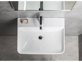 Bruckner - Lavabo incasso NERON 60x48 cm bianco