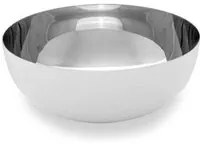 Lavandino da appoggio 'Loft Basin' in metallo 37x16h cm by Cipi - Bianco/Cromo