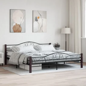 Giroletto Nero İn Metallo 200x200 Cm /