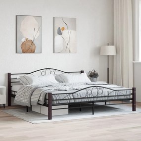 Giroletto Nero İn Metallo 200x200 Cm /