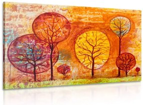 Stampa su tela – Alberi nei colori dell'autunno