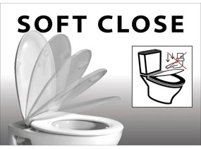 Sapho - Sedile WC SoftClose PACO nero