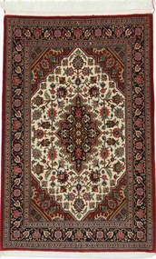 Ghom Tappeto persiano 100x150 Beige (Iran) Annodato A Mano
