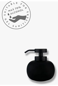 Dispenser di sapone in ceramica nera 200 ml Lotus - Mette Ditmer Denmark