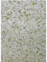 Osborne & Little Carta da parati Ebru - Metallic Silver/ Chartreuse