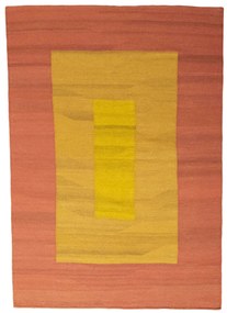 Kilim Tappeto persiano 150 x 210 Giallo (Iran) Tessuto A Mano
