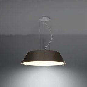 Sollux SL.0766 - Lampadario su filo VEGA 5xE27/60W/230V d. 60 cm nero