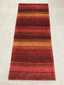 Loribaft Tappeto 190x80 Rosso (Iran) Annodato A Mano