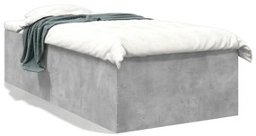 Giroletto Grigio Cemento 90x200 Cm İn Legno Multistrato /