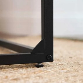 Tavolino d'appoggio ELDUR marrone/nero