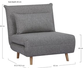 Poltrona grigia Marlow - House Nordic