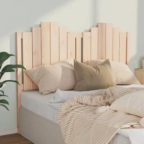 Testiera Per Letto 146x4x100 Cm İn Legno Massello Di Pino /