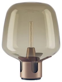 Lodes -  Flar TL S  - Lampada da tavolo con diffusore in vetro