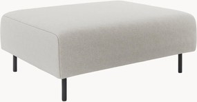 Panca imbottita grigio polvere/nera freistil180