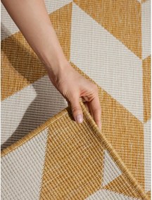 Tappeto da interno/esterno giallo ocra/color crema 160x230 cm Haringey Terrick – Ted Baker