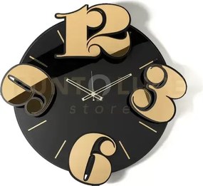 Orologio in vetro specchiato benguiat 70 x 68 cm di altezza crystal...