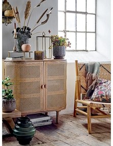 Poltrona con intreccio in colore naturale Lennox - Bloomingville