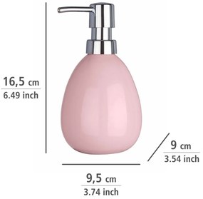 Dispenser per sapone rosa Rosa Polaris - Wenko