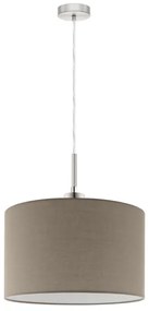 Eglo - Lampadario LED a sospensione con filo TUNJA 1xE27/60W/230V taupe