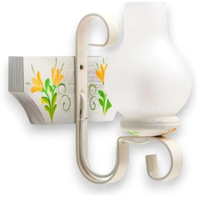 Brilagi - Applique QUEEN 1xE14/40W/230V faggio/color crema