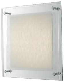 Lampadario Plafoniera Led Joyce Coordinati Colore Bianco 24W Mis 35 x 35 cm