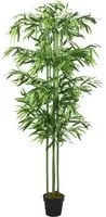 Albero Bamb Artificiale 240 Foglie 80 cm Verde 358992