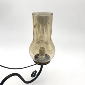 Brilagi - LED Lampadario a sospensione con catena COTTAGE 5xE14/40W/230V nero/marrone