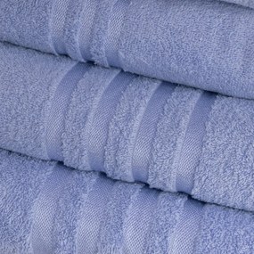 Asciugamano tipo terry blu in cotone 70x140 cm Simple – Casa Selección