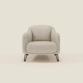 Avela Poltroncina dal comfort senza tempo in morbido tessuto impermeabile T06 panna