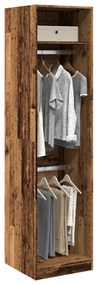 Armadio Legno Antico 50x50x200 Cm İn Legno Multistrato /