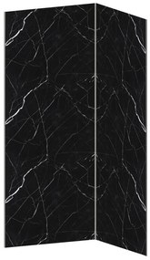 Pannello per parete da doccia effetto marmo con profili L90 x L120 x H210 cm in Alluminio - Lotto di 2 - ENEKO