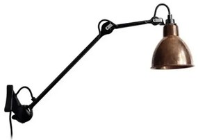 222 Applique da Parete Nero/Rame Grezzo - Lampe Gras