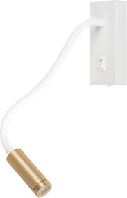 Kanlux 32518 - Lampada flessibile TONIL LED/3,3W/230V bianca/oro