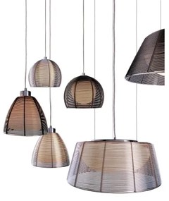 Deko-Light 342026 - Lampadario a sospensione con filo FILO 1xE27/60W/230V diametro 19 cm nero