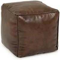 pouf mendez marrone 40x40