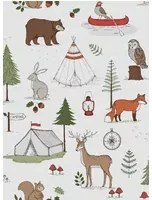 Rebel Walls Carta da parati Camping Trip Mini - Nature