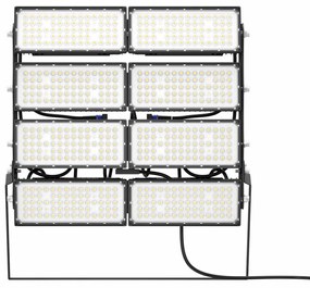 Faro Modulare LED 1.600W IP66 167lm/W No Flickering con driver Philips Colore Bianco Naturale 4.000K