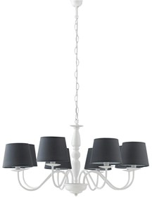 Lampadario Favola Decorative Colore Bianco 40W Mis 79,3 x 122,5 cm