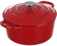 Casseruola 24 cm ghisa rossa con coperchio Fatto in casa da Benedetta