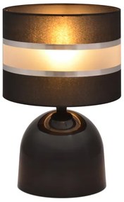 Lampada da tavolo HELEN 1xE27/15W/230V nero/argento