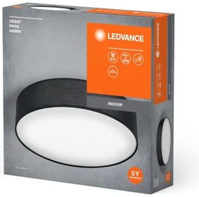 Ledvance - Plafoniera ORBIS PARIGI 2xE27/25W/230V nero