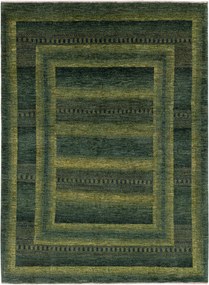 Loribaft Tappeto persiano 170x230 Verde (Iran) Annodato A Mano