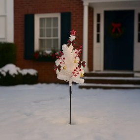 Decorazione natalizia LED/1W/230V 75 cm IP44 bianca