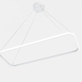 Lampadario LED moderno Nata bianco, luce naturale 4900 lumen